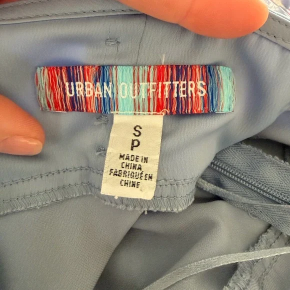 Urban Outfitters Light Blue Lace-Trim Dress - Size S - Picture 9 of 11